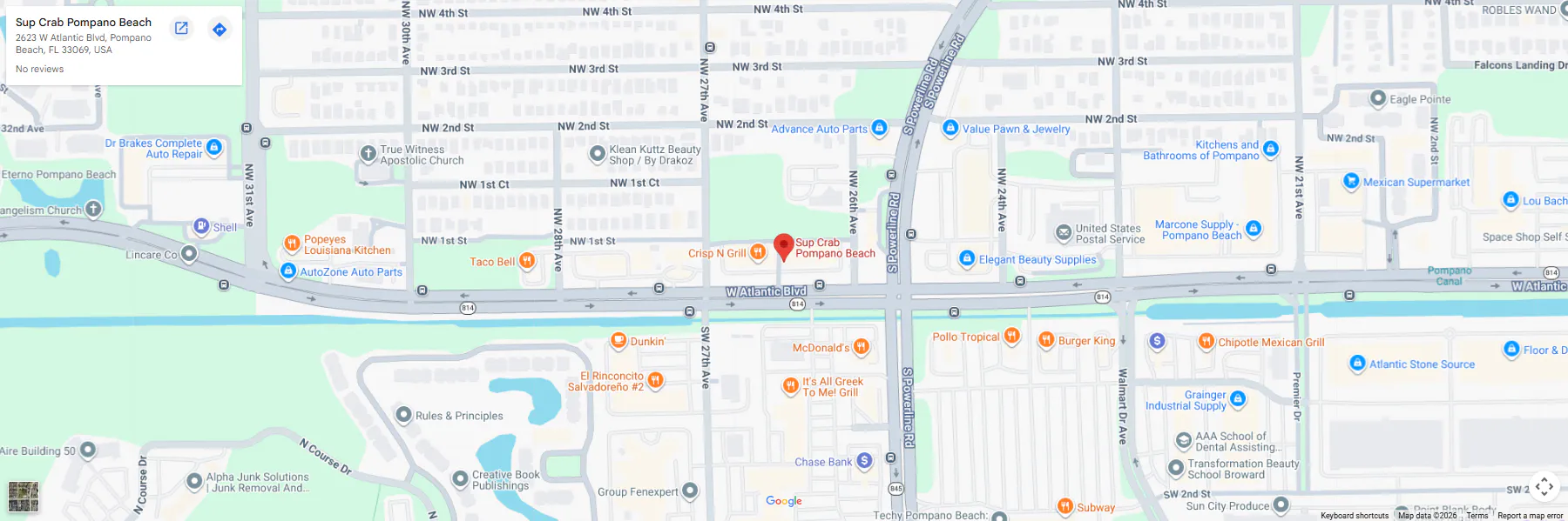 Location, 2623 W Atlantic Blvd, Pompano Beach, FL 33069 Location, 2623 W Atlantic Blvd, Pompano Beach, FL 33069